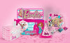 Megatoys Barbie Birthday Party Gift Set - Tin Box, Tin Pencil Case, Stickers, Birthday Necklace, Plush, and Birthday Hat