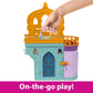 Mattel Disney Princess Toys, Jasmine Doll House Stackable Castle with 1 Small Doll, 2 Character Friends & 7 Accessories, Inspired by the Movie Aladdin