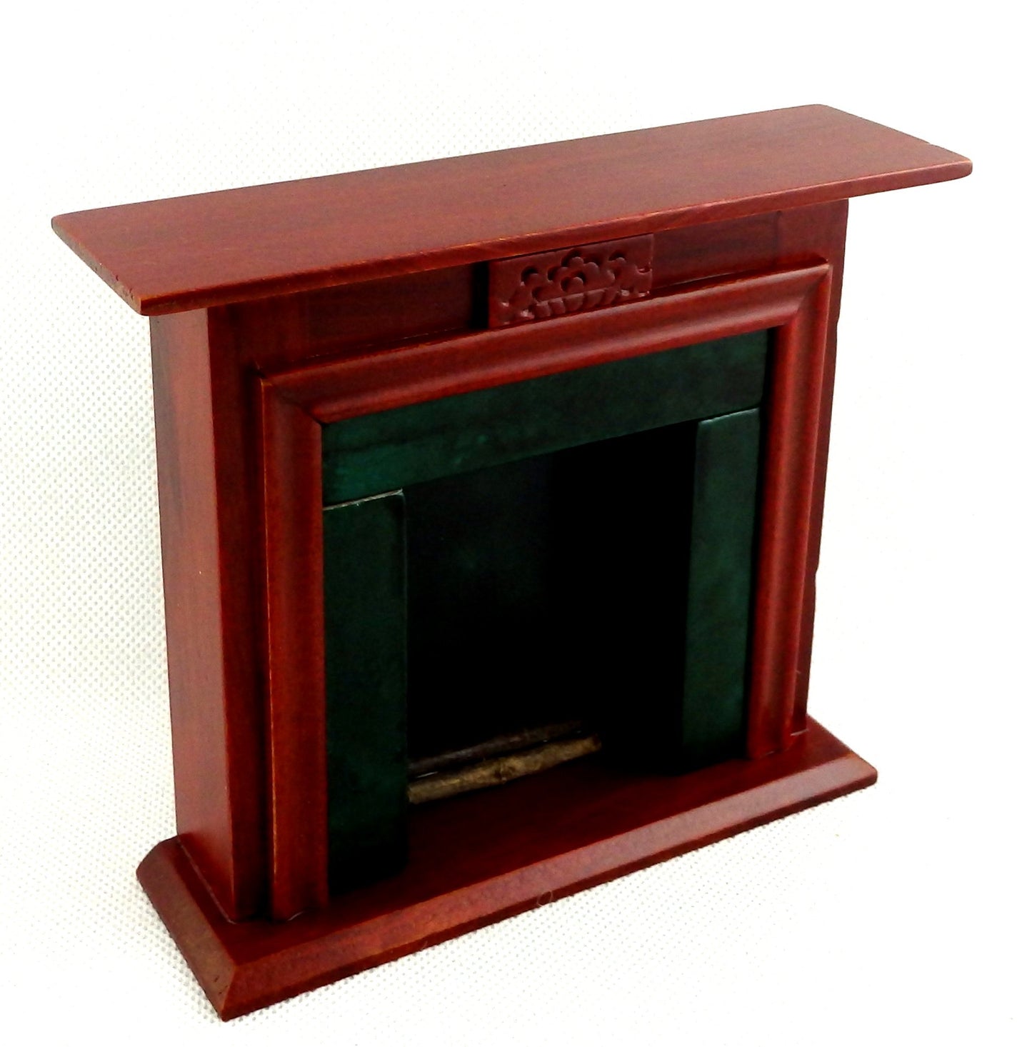 1:12 Scale Mahogany Fireplace #D1117