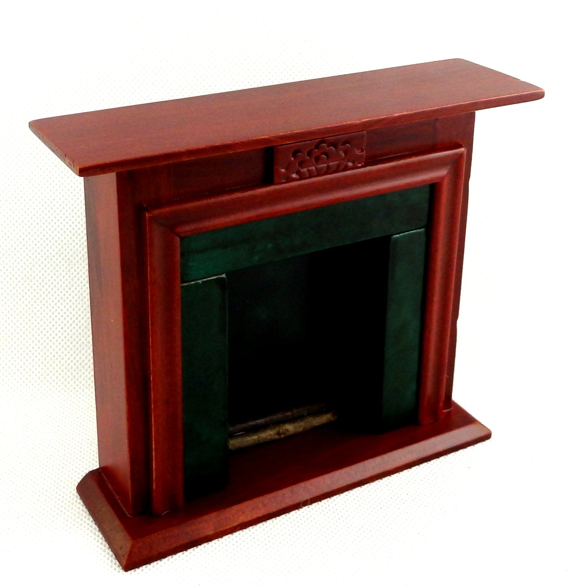 1:12 Scale Mahogany Fireplace #D1117