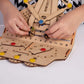 Smartivity Multiplication Machine 3D Wooden Model Engineering Educational Toy for Kids Ages 6 and Up, includes Rubber Bands, Engineered Wood