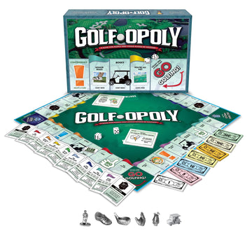 Outset Media Golf-Opoly Board Game - A Property Trading Game for People Who Would Rather Be Golfing! - for 2 to 6 Players Ages 8 and up