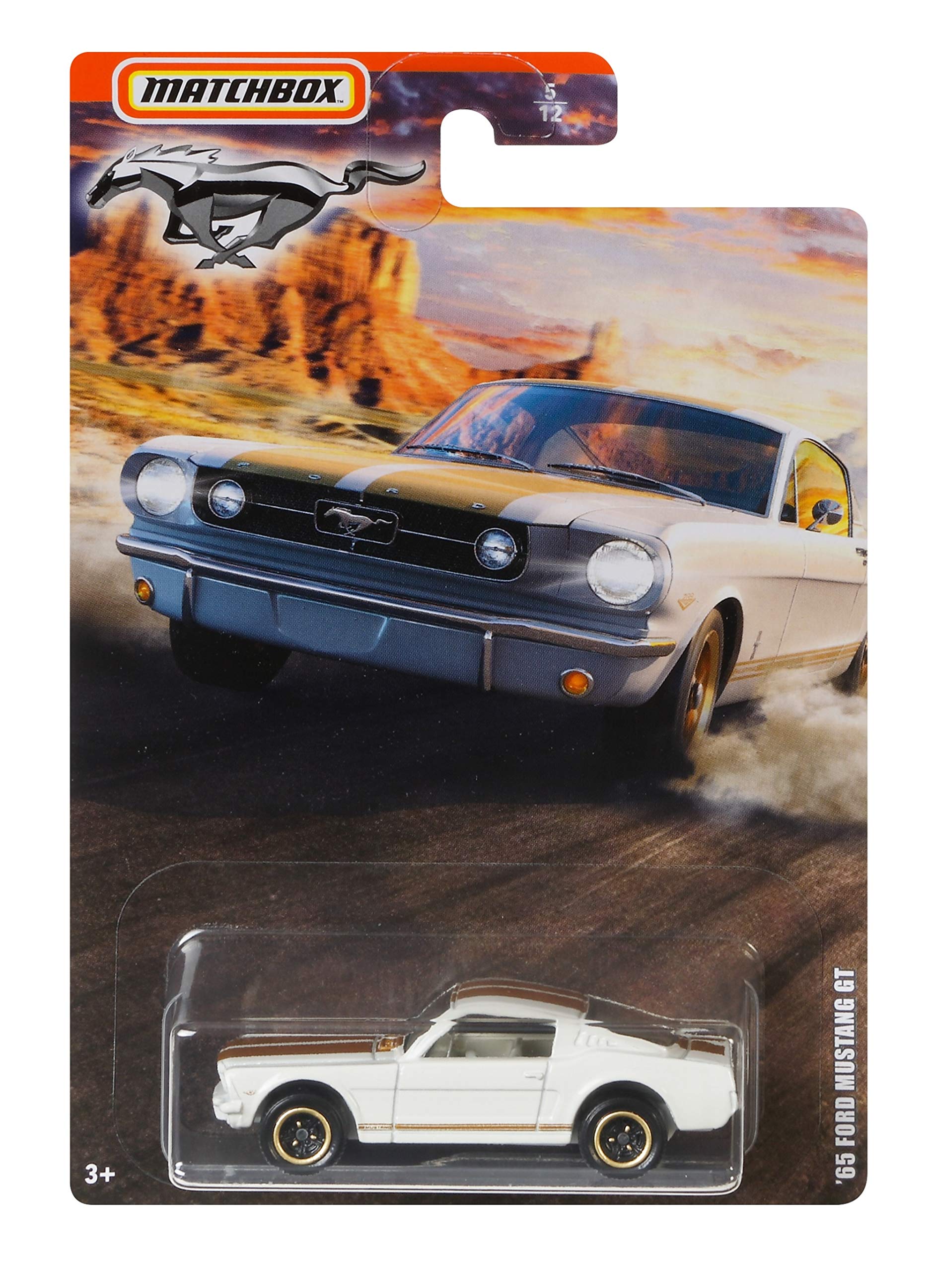 MBX Matchbox '65 Ford Mustang GT 5/12, White