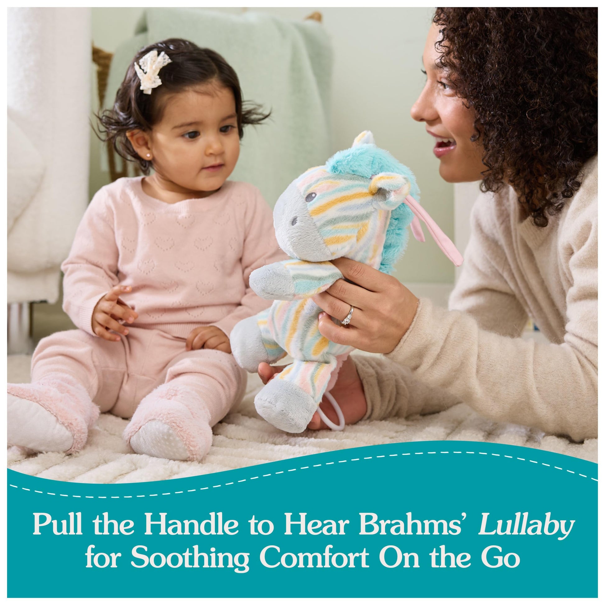 GUND Baby Tinkle Crinkle Pull and Play Sensory Toy for Ages 0+
