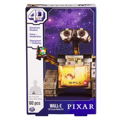 4D Build Adult Puzzle Disney Walle, Metallic Brown/Gold (Spin Master 6070175)
