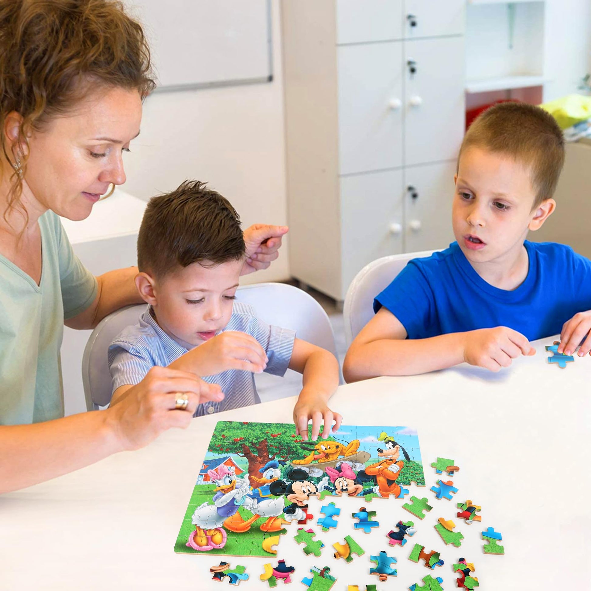 Puzzles for Kids Ages 4-6,100 Piece Puzzles for Kids Ages 6-8 in Metal Box