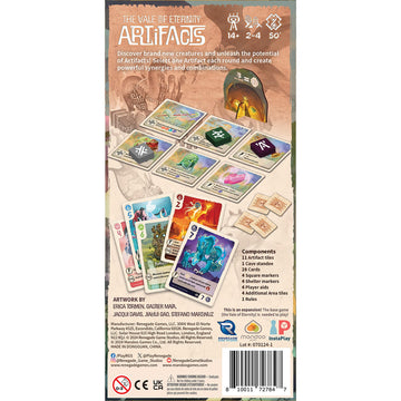 Renegade Game Studios Vale of Eternity Artifacts Expansion: Drafting Strategy Card Game, 2-4 Players, Ages 14+