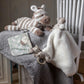 Mary Meyer Afrique Crinkle Teether Toy with Baby Paper and Squeaker, 6 x 6-Inches, Zebra