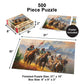 MasterPieces Tribal Spirit - Rise Above 500pc Puzzle - Jigsaw Puzzle with Vibrant Artwork and Durable Pieces - Fun Family Activity, Brain Challenge