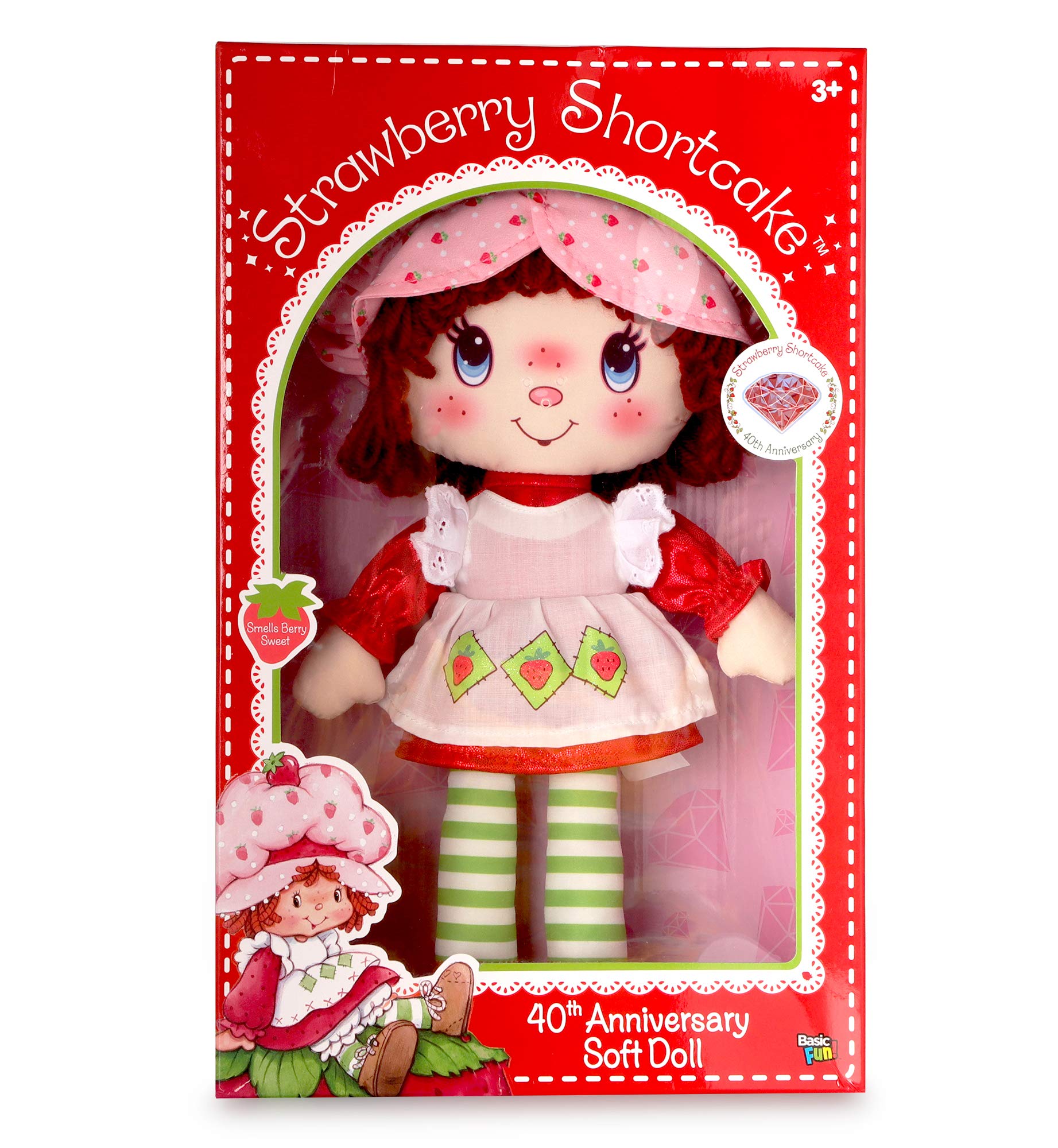 Strawberry Shortcake Retro Classic Soft Doll, for 3 Years Old and Up, Styles May Vary