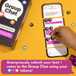 Group Chat Hilarious Text Message Party Game for Adults, Build Group Text Threads with 400 Cards & Voting Tokens, Fun Party Game for Adult Game