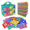 Alphabet Flash Cards for Toddlers, 26Pcs Baby Soft Letter Flash Cards