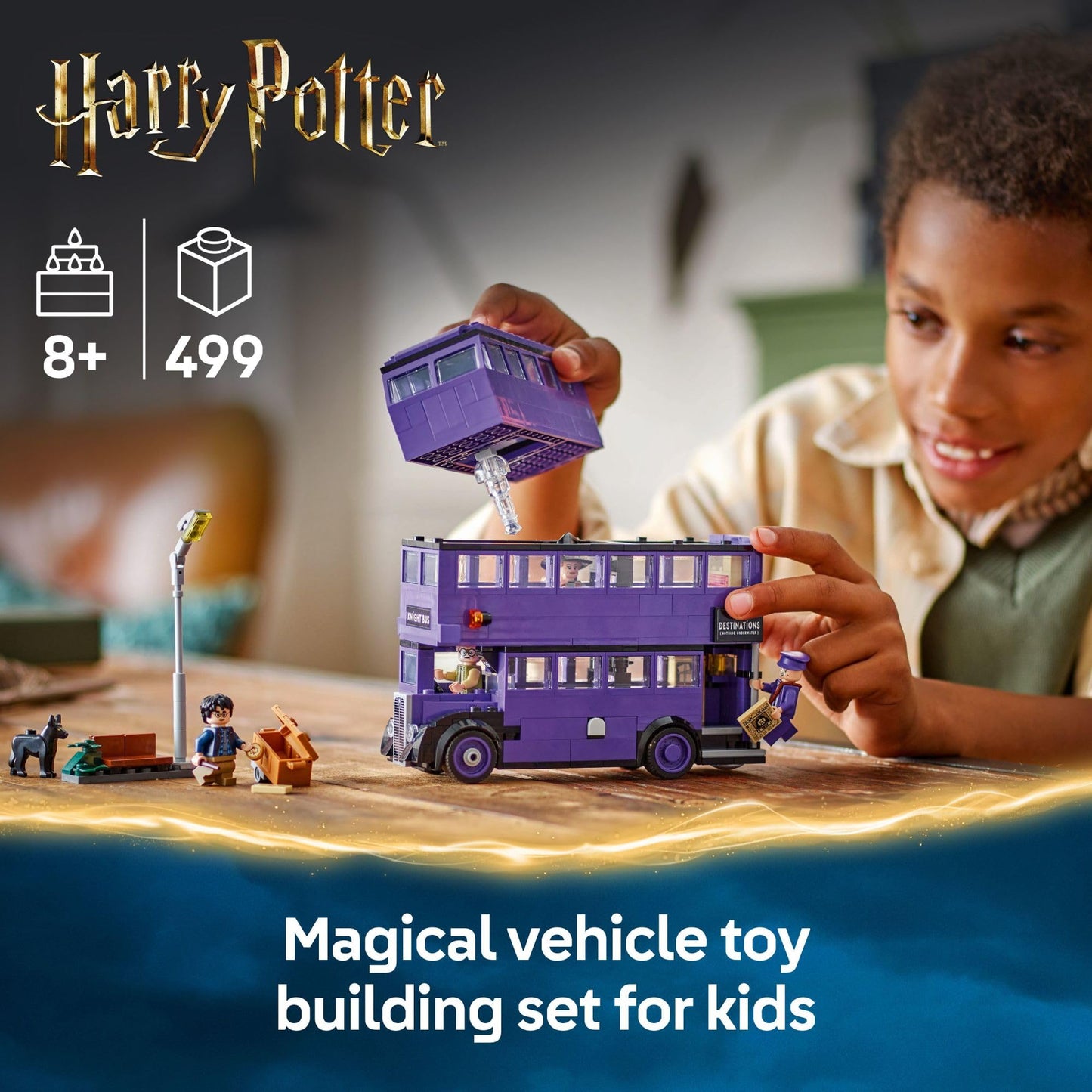 LEGO Harry Potter Knight Bus Adventure - Building Toy for Kids, Boys, and Girls, Ages 8+ - Iconic Bus from Harry Potter and The Prisoner of Azkaban