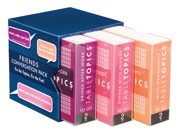 TableTopics Friends Conversation Pack Card Game - 120 Fun Conversation Starter Cards for Adult Parties, Friends’ Game Nights, or Girls’ Nights