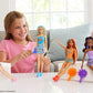 Barbie Color Reveal Doll & Accessories with 6 Unboxing Surprises, Groovy-Themed Series with Color-Change Bodice, 1960s Inspired