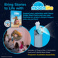 Moonlite Storytime - Disney's Raya Storytime Disc - A Magical Way to Read Together - Projector Sold Separately - Digital Story w/ Sound FX - Learning