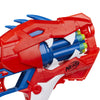 Nerf DinoSquad Raptor-Slash Blaster, 6-Dart Rotating Drum, Slam Fire, Velociraptor Dinosaur Design