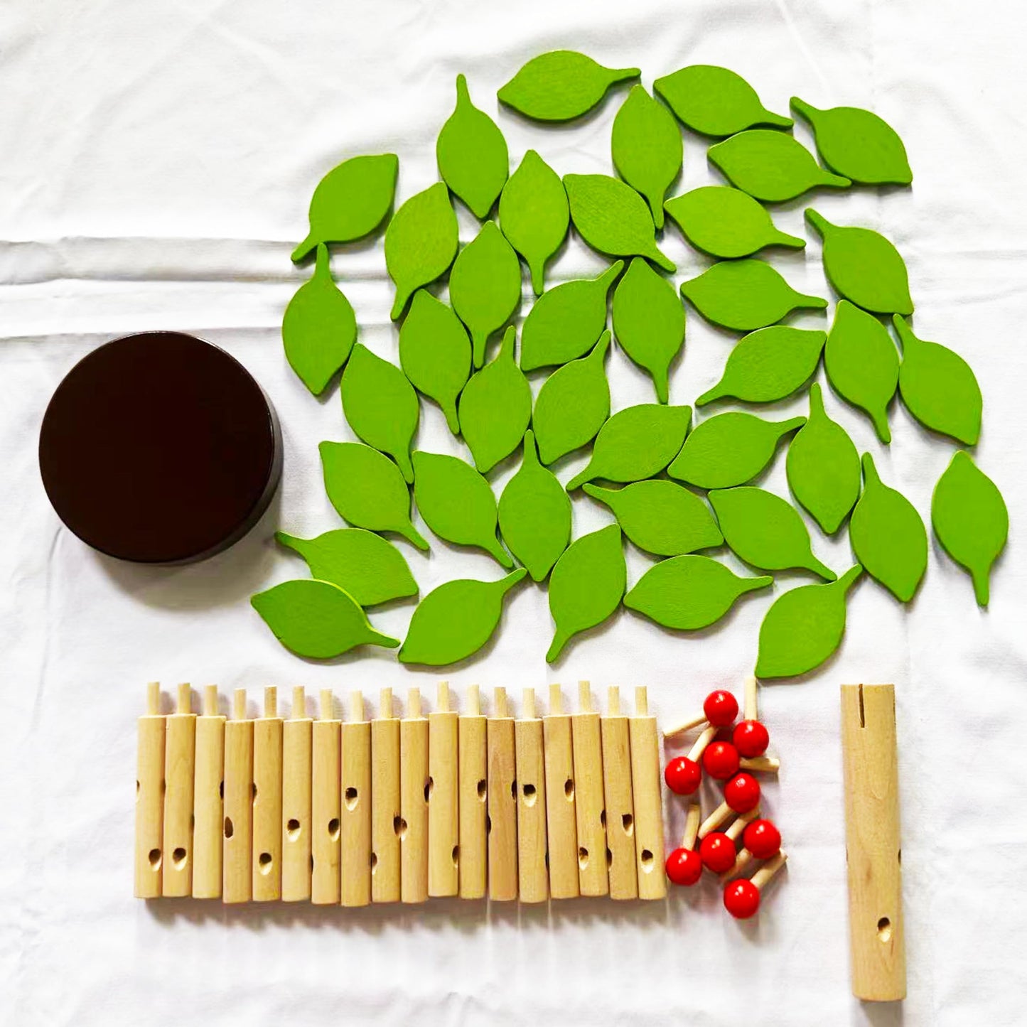 Carykon Early Childhood Building Blocks Wooden Assembling Tree Combination Boys and Girls DIY Disassembly Puzzles Educational Toys Home Office