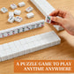 Bucher&Rossini American Mahjong Set, 166 Mahjong Tiles with Travel Case, Mahjong Game Set with Mah Jong Accessories, White Mahjong Tile