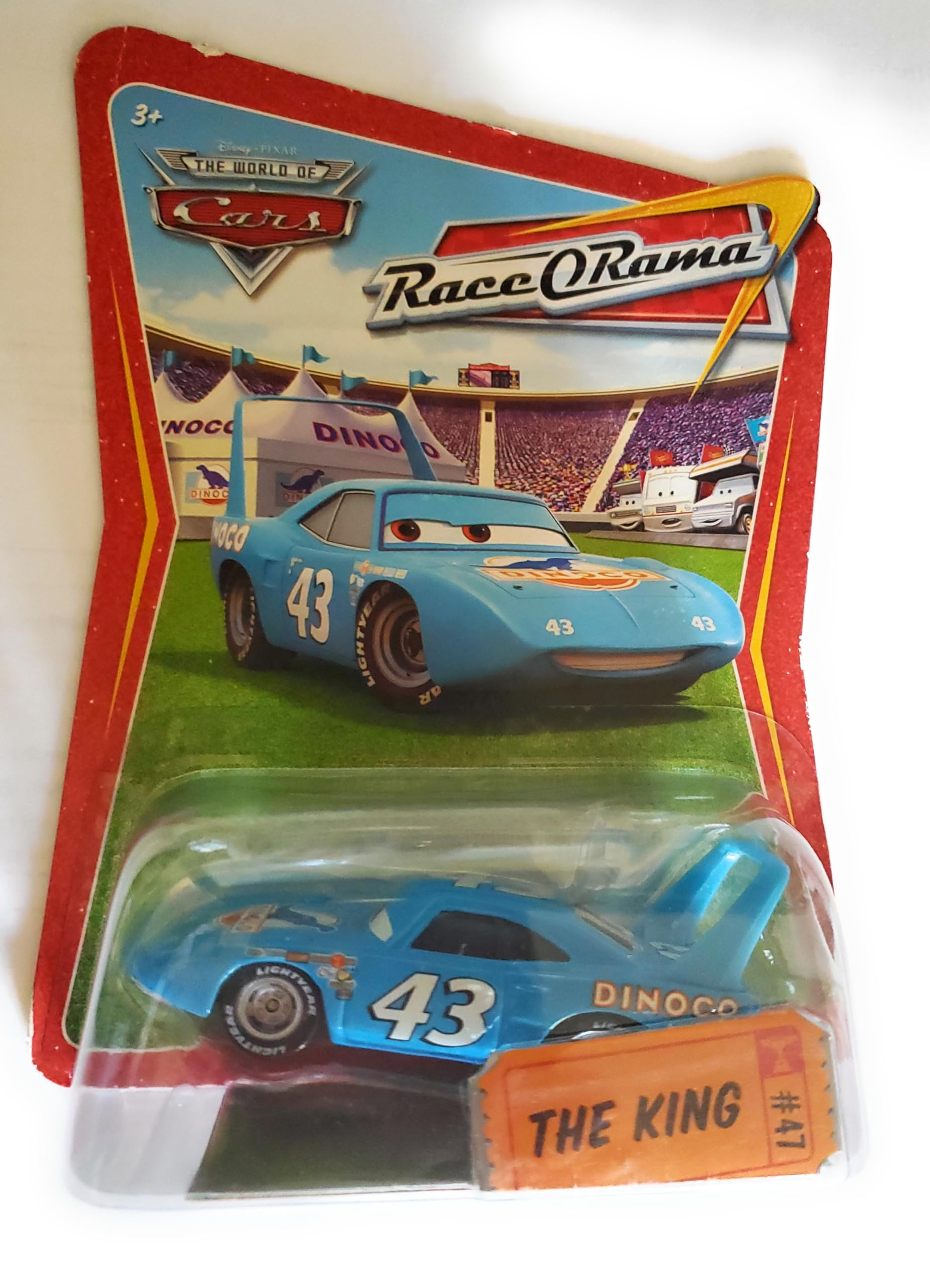 Disney Pixar Cars The King Dinoco #43 World of Cars Edition Issue #47 1:55 Scale