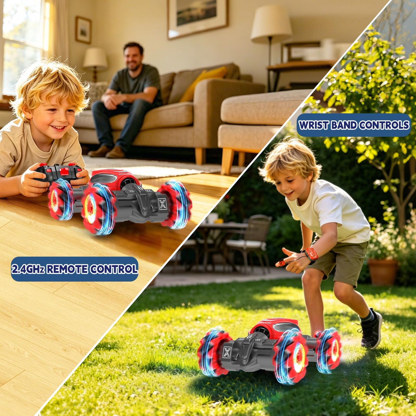 Remote Control Car - RC Drift Car Gesture Sensing Toy Boy Age 6-8-12 Gifts