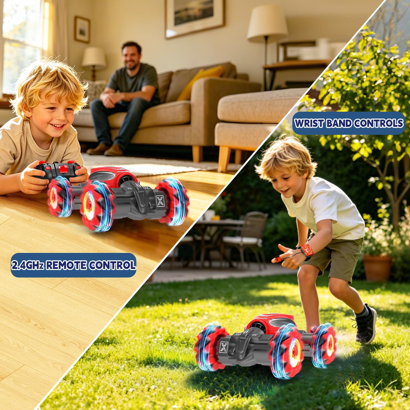 Remote Control Car - RC Drift Car Gesture Sensing Toy Boy Age 6-8-12 Gifts