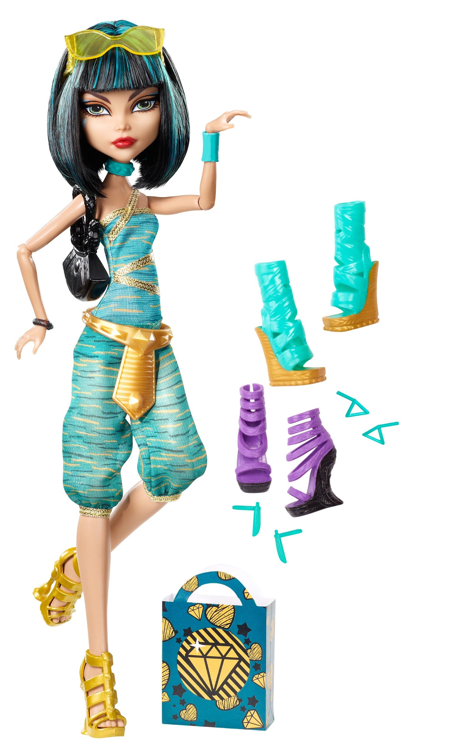 Monster High Cleo De Nile Doll and Shoe Doll Collection