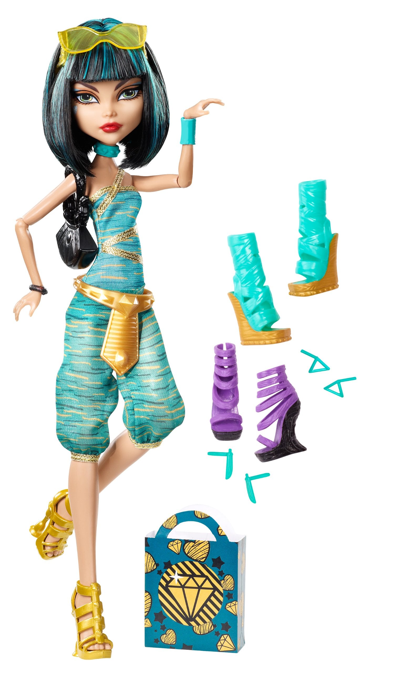 Monster High Cleo De Nile Doll and Shoe Doll Collection