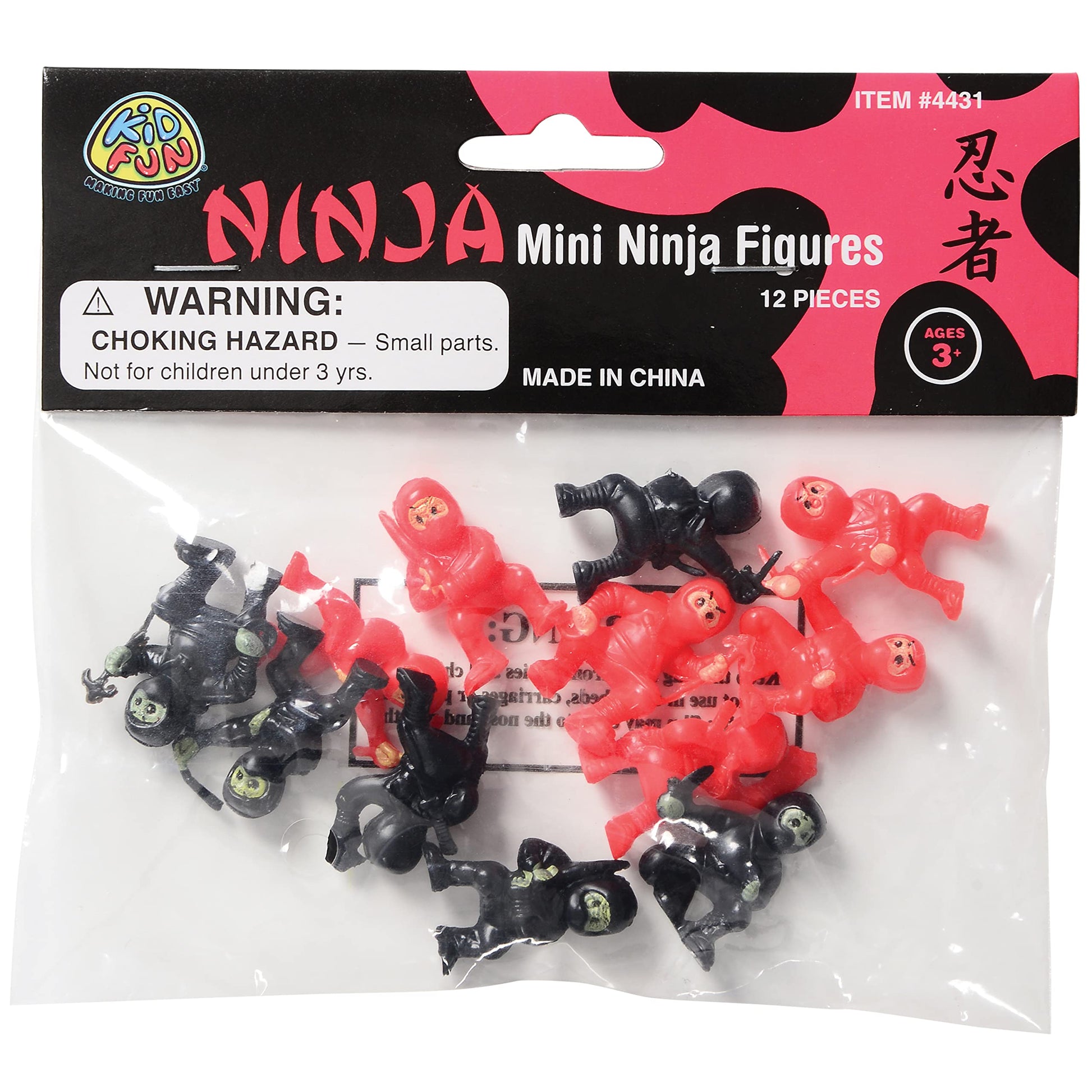 U.S. Toy Lot of 12 Assorted Ninja Action Figure Toys