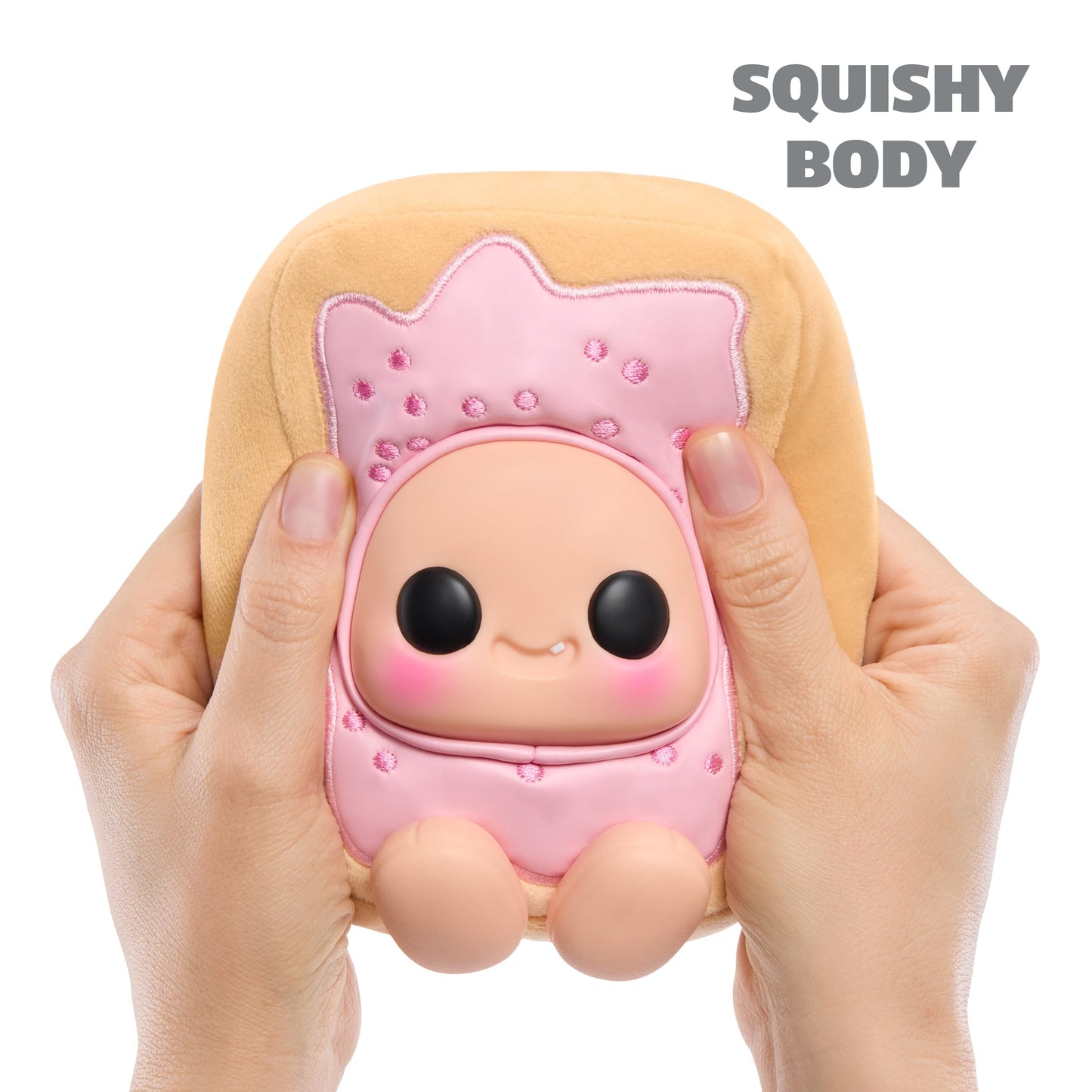 Hyojo Pop-Tarts Series, Blind Box Mixed Material Squishy Collectible, Limited Edition, 3 to Collect, Frosted Cherry, Wild Berry, Cookies & Crème,Gift
