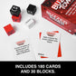 WHAT DO YOU MEME? Buzzed Tower: The Stack-and-Sip Drinking Card Game for Adults - Includes 30 Blocks, 80 Cards, and Big Laughs for Parties, Game