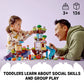 LEGO DUPLO 3in1 Tree House 10993 Creative Building Toy for Toddlers, Includes 8 Figures for Teaching Social Skills, Playing Together and Group Play
