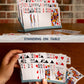 BORICO Card Holders for Playing Cards - 2 Pack Playing Card Holder for Kids and Adults,Stackable Storage Game Card Tray with a Travel Pouch(Gray)