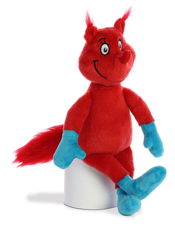 Aurora® Whimsical Dr. Seuss™ Fox in Socks Stuffed Animal - Officially Licensed Plush for Imaginative Play - Perfect for Kids and Adults - Red 12