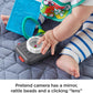 Fisher-Price Tiny Tourist Gift Set, 4 travel-themed baby toys for take-along play