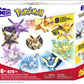 MEGA Pokémon Building Toys Set Every Eevee Evolution with 470 Pieces, 9 Poseable Characters, for Kids