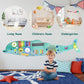 Baotree Activity Wall Busy Board Panels, Montessori Sensory Toys, Wall Activity Center, Educational Toy, Interactive Wooden Learning Toy for Toddler