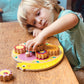 Tender Leaf Toys - Snail Whirls - 6 Removable Flowers Gears, Playset for Toddlers and Kids - Wooden Stacking, Multi-Color Flower Garden Beds