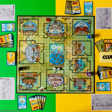 CLUE: One Piece Board Game, Find Hidden Pirate Treasure with Luffy and The Straw Hat Crew, Explore Iconic Locations Like Dressrosa, Drum Kingdom