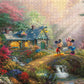 Ceaco - Thomas Kinkade Disney - Mickey and Minnie - 1000 Piece Puzzle