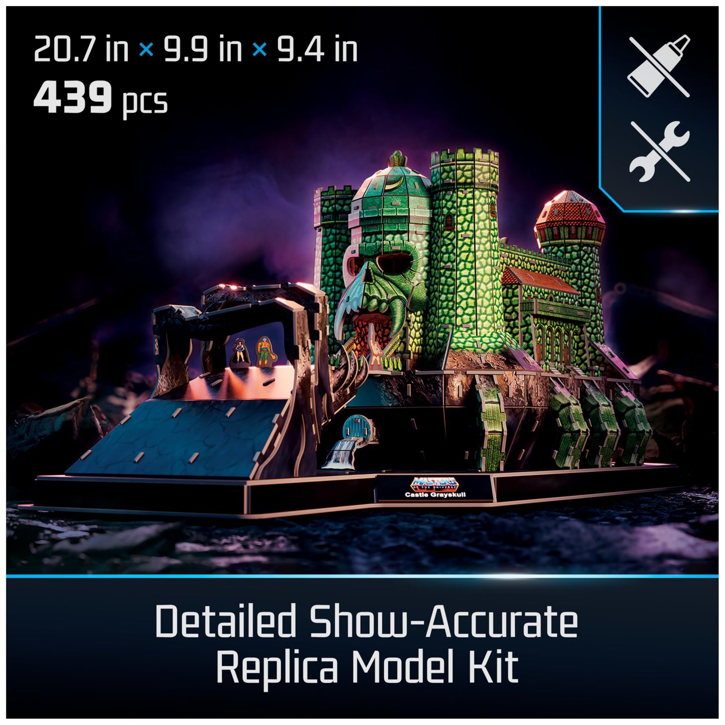 4D Build Masters of the Universe Castle Grayskull 3D Puzzle Model Kit