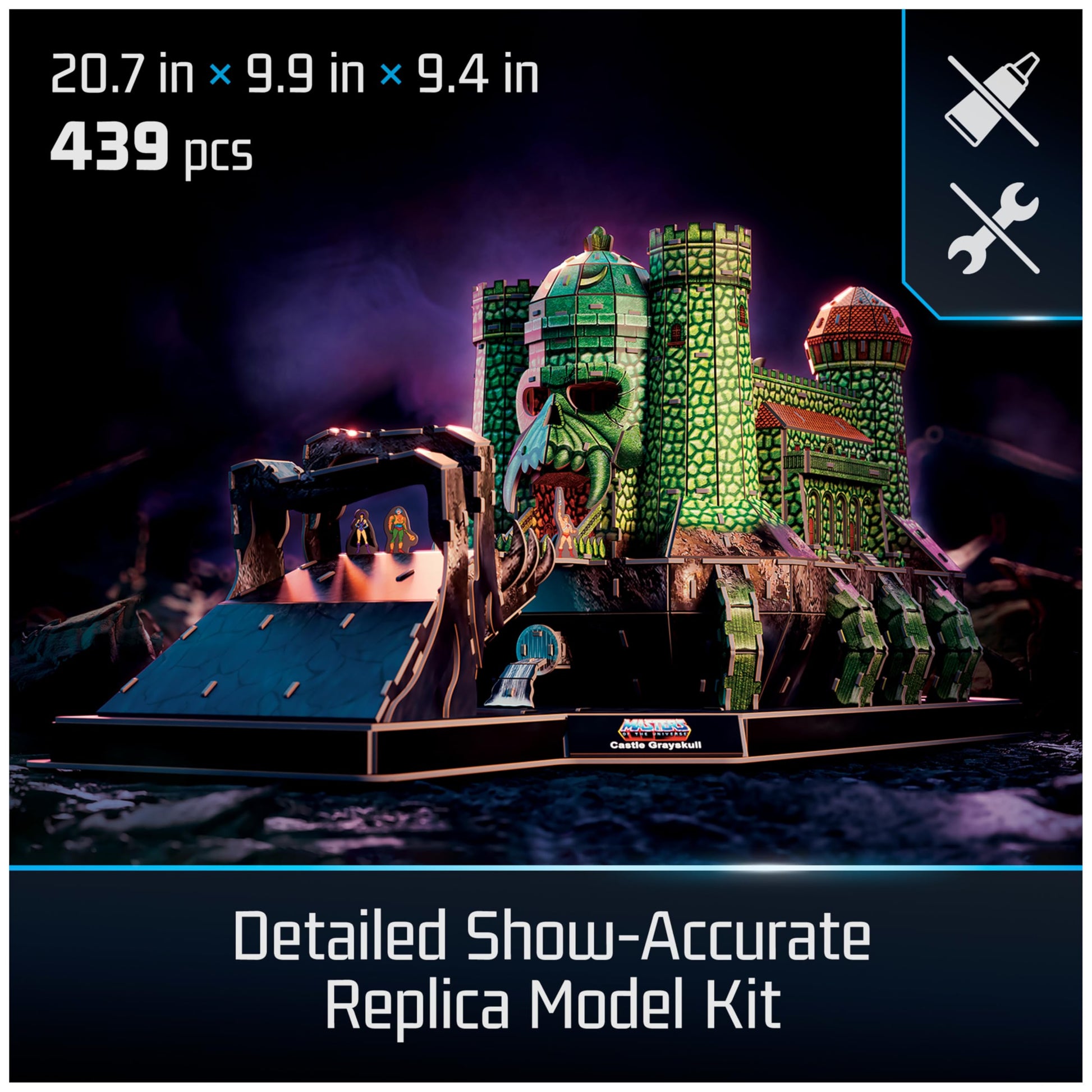 4D Build Masters of the Universe Castle Grayskull 3D Puzzle Model Kit