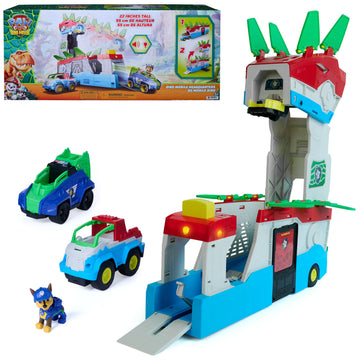 PAW Patrol: The Dino Movie, Dino Mobile Headquarters, 2-in-1 Playset