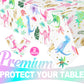HaPiBiDesign Girl Dinosaur Birthday Party Tablecloth - Pink Dinosaur Plastic Disposable Table Cover - Girl Dinosaur Party Supplies (1, 54'' x 108'')