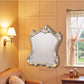 Silver 1/12 Miniature Wall Mirror Dollhouses Decoration Accessories, Dollhouse Mirror?Dollhouses Accessories?Dollhouses Décor