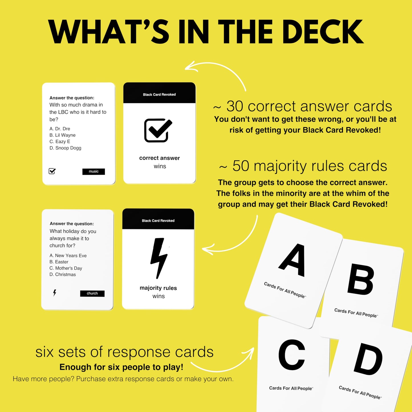 Black Card Revoked: Second Edition - The Original Flavor Gets Even Spicer, Pettier, and Blacker | America's 1st Black Culture Trivia Card Game