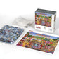 Boardwalk Mexico 1000 Piece Jigsaw Puzzle Colorful Fiesta Travel Puzzles with Premium Box, Gift for Adults and Family 19"x26"