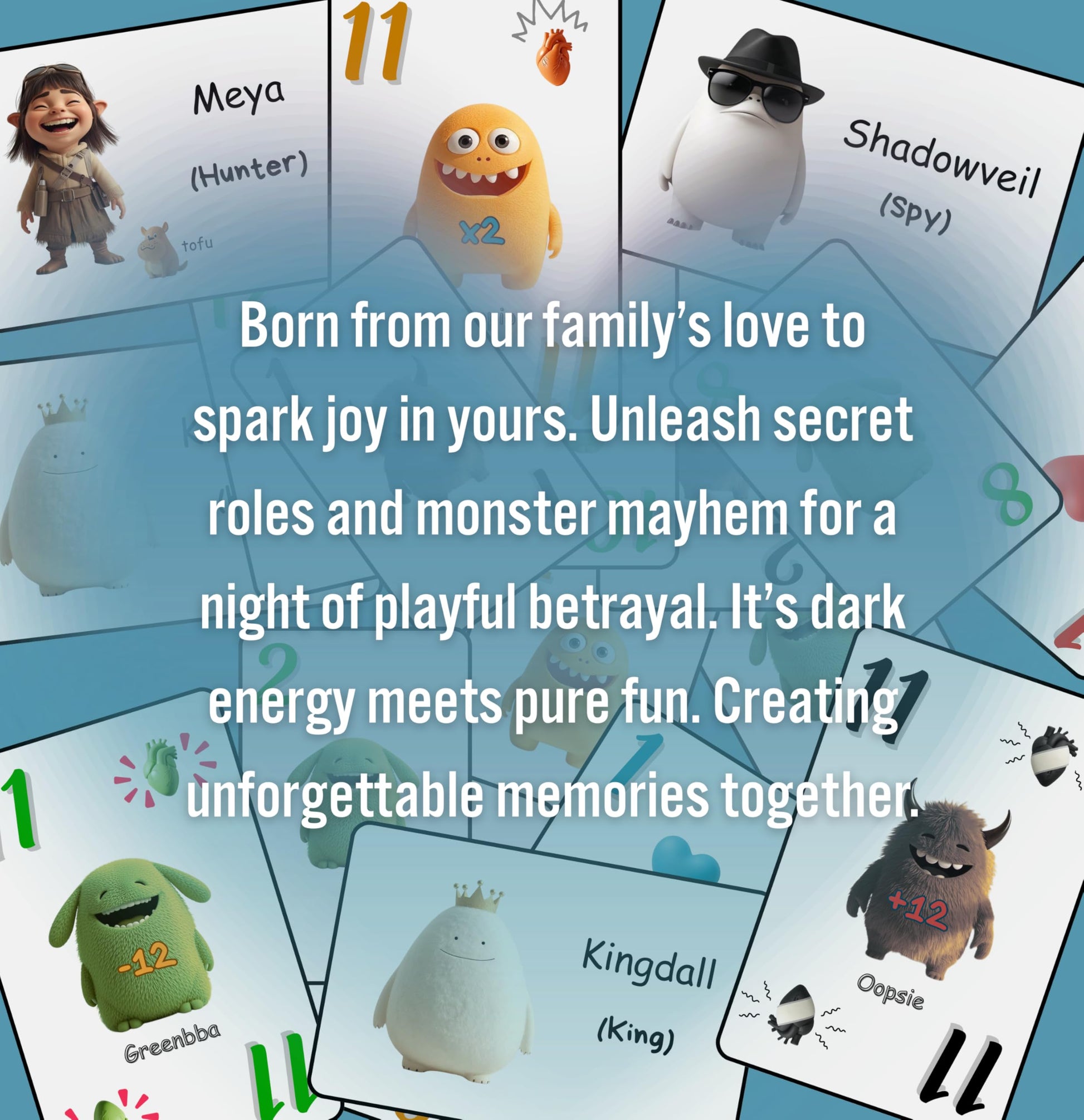 Cunning. Ruthless. -Secret Role Strategy Card Games for Teens & Adults | Fun bluffing,3-8 Players,Ages 14 + |15-30 mins | A dark twist on Hearts |