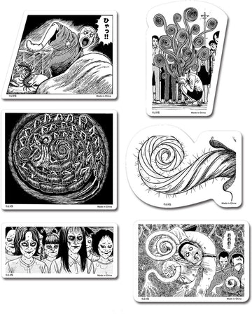 Junji Ito's Uzumaki - Group #A Die-Cut Sticker Set