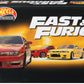 Hot Wheels Toy Cars, Premium Fast and Furious Premium Bundle, Set of 5 Die-Cast 1:64 Scale Toy Cars in Collectible Box from The Fast Franchise